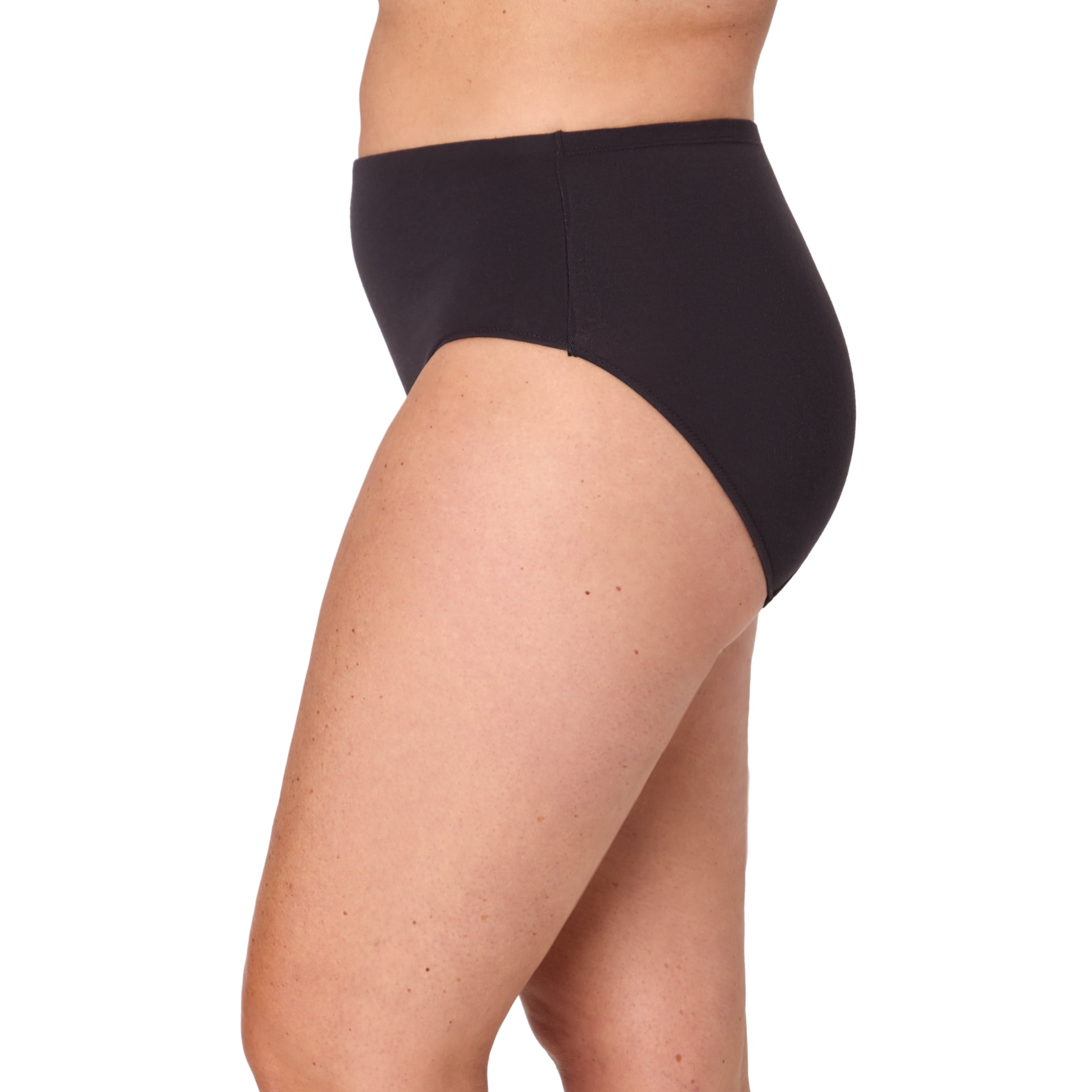 Bali Women's Underwear Beautifully You Smoothing Tummy Control Cotton Wicking Brief, 3-Pack