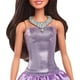 thumbnail image 4 of Barbie Fashionistas Doll #234 with Brown Hair, Wearing Sequined Purple Bubble Dress with Satiny Skirt, Silvery Necklace and Heels, 4 of 5
