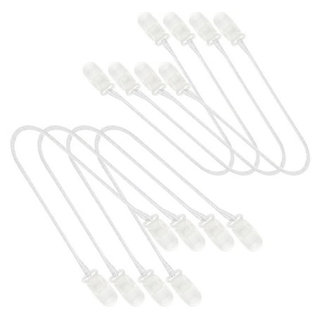 

wendunide home textiles Durable Firm Clip Camisole Stabilizer 16 Clip 8 Elastic Rope Adjustable Clear