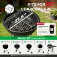 thumbnail image 2 of GASPRO 21.5" Hinged Charcoal Grill Grate Replacement for Weber 22" Charcoal Grills, Heavy-Duty Stainless Steel BBQ Cooking Grate with Handles, Fits Original Kettle, Master-Touch, Performer & Jumbo Jo, 2 of 9