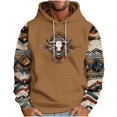 thumbnail image 2 of Sweatshirts Men Cute Fall Sweatshirts for Men Embroidered Pullover Sweaters for Men V Neck Oversized Hoodies for Men Zip up Black Sweaters for Men Dressy, 2 of 5