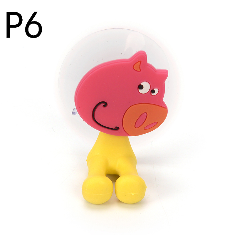 Cartoon Wall Mounted Toothbrush Holder Sucker Bathroom Suction Cup Organizer