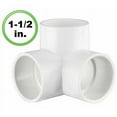 thumbnail image 2 of 3 way L 1.5" - Utility Grade PVC Fitting, 2 of 2