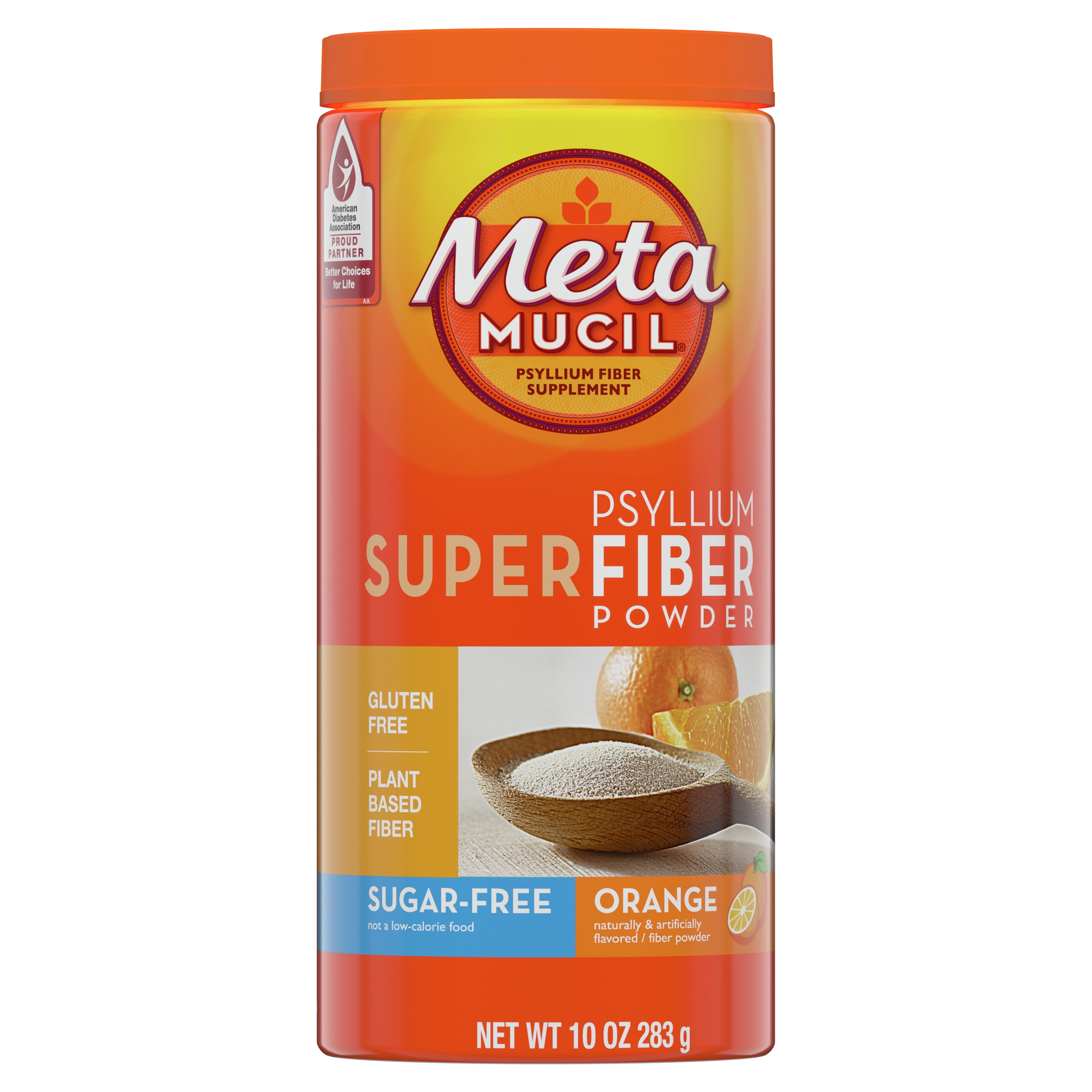 Metamucil SuperFiber Supplement Powder Gluten Free and Sugar Free 100 Metamucil SuperFiber Supplement Powder Gluten Free and Sugar Free 100
