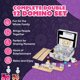 thumbnail image 3 of Juego de dominó Playbees Doble 12 con bandejas de madera y estuche, 3 of 8