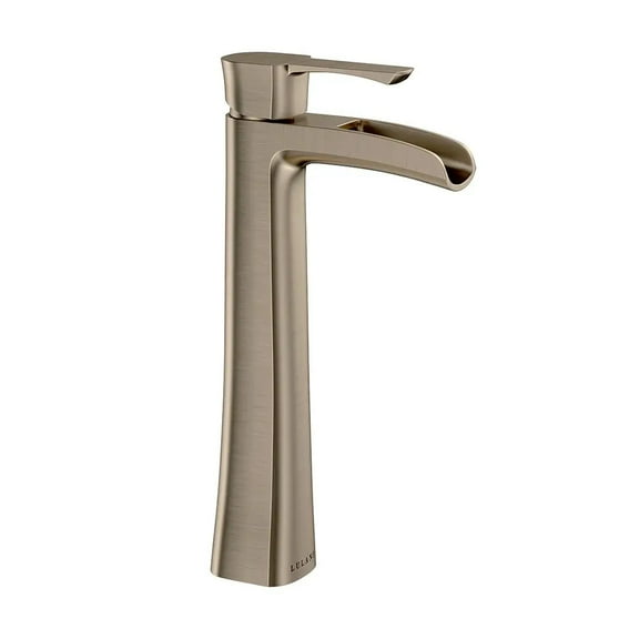 Barbados Waterfall Style Vessel Height Bathroom Faucet - Brushed Nickel