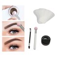 thumbnail image 3 of Plantilla de Ceja, Plantilla de Crema de Cejas Cepillo Seguro de Cosméticos Portátiles Profesionales de Esponja para Mujeres para Mujeres, 3 of 7