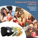 thumbnail image 5 of Gorro LED con luz, gorro de faro LED recargable unisex, rojo, gorro de punto cálido para seguridad en invierno, faro para pasear perros al aire libre, regalos para hombres, mujeres, papá, 5 of 5