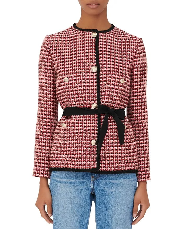 Maje FUCHSIA Women's Venalt Tweed 