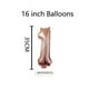 thumbnail image 5 of Globos digitales con números de papel de aluminio dorado y plateado de 16, 32 y 40 pulgadas, para cumpleaños, bodas, fiestas, suministros para baby shower, 5 of 5