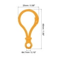 thumbnail image 2 of Unique Bargains Plastic Lobster Clasp Colorful Claw Snap Clip Hooks Orange, 2 of 7