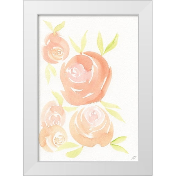 Lee, Judson 11x14 White Modern Wood Framed Museum Art Print Titled - Lovely Roses