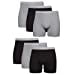 thumbnail image 3 of Hanes Mens Tagless Boxer Briefs 6-Pack, 2XL, Assorted, 3 of 4