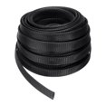 thumbnail image 1 of 50 Ft - 3/4 In Expandable Braided Cable Sleeving, PET Cable Management, Wire Wrap Loom Tube, Black, 1 of 7