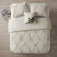 thumbnail image 3 of VCNY Home London 4-Piece Taupe Floral Comforter Set, Queen, 3 of 8