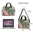 thumbnail image 3 of FORMRS 16" Laptop Bag Carrying Sleeve Case with Handle Travel Shoulder Briefcase, Pink and White Cat, 3 of 8
