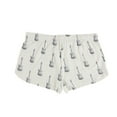 thumbnail image 2 of P.J. Salvage Womens Guitars Pajama Shorts, White, Medium, 2 of 2