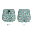 thumbnail image 3 of Rateoe Sea Lighthouse Printed 2 in 1 Women's Workout Shorts for Athletic Gym Running Shorts with Phone Pockets-Medium, 3 of 7