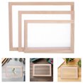 thumbnail image 1 of SOPOTUTU 3Pcs Assorted Color Wooden Paper Making Screen Frames for Handmade Crafts and Paper Art, 1 of 6
