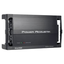 Power Acoustik RZR4-1500D 4-Channel Amplifier, Class D Full Range Amp, 1500W Max with SMT Circuitry (New)