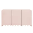 thumbnail image 6 of Sideboard Storage Cabinet , Pink, Wood, Living Dining Room Kitchen Cafe Bistro Hospitality Restaurant, Modern Contemporary, HB37875, 6 of 9