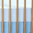 thumbnail image 2 of Parent's Choice Cotton Fitted Crib Sheets for Baby Boys and Girls, Gingham, 2-Pack, 2 of 6