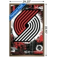 thumbnail image 3 of NBA Portland Trail Blazers - Maximalist Logo 23 Wall Poster, 22.375" x 34" Framed, 3 of 5
