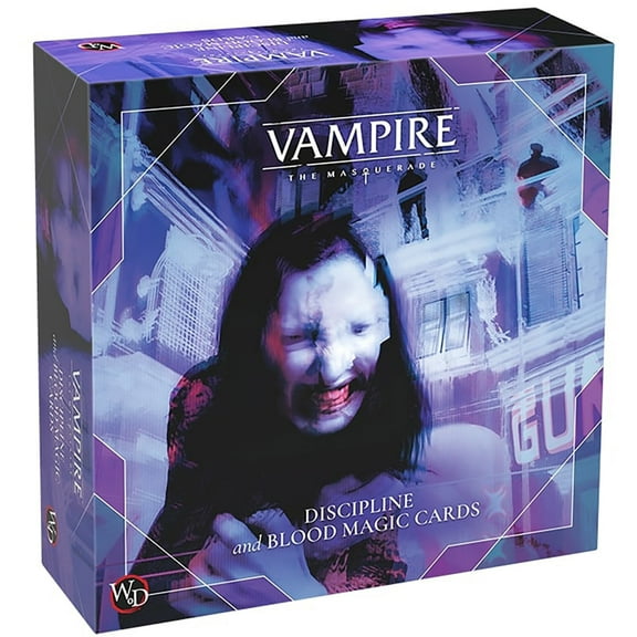 Renegade Game Studio: Vampire: The Masquerade - Discipline Deck Accessory - 5th Edition Roleplaying Game, 219 Tarot-Sized Cards, RPG, Ages 18 