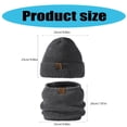 thumbnail image 5 of Fashionable Winter Caps With Neck Gaiter Winter Set For Warmth Cold Weather Outdoor Skiing Camping Hat Thick Liner, 5 of 20