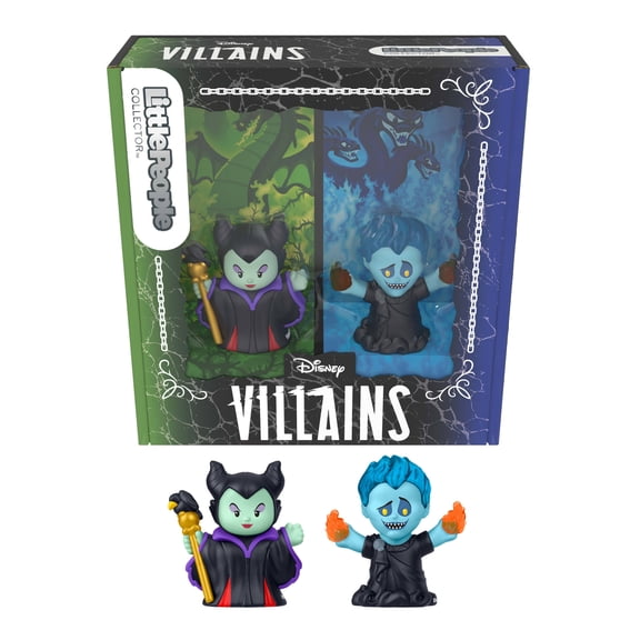 Little People Collector DISNEY Villains Maleficent & Hades Special Edition Set for Fans, 2 Figures