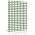 thumbnail image 2 of Canvas Wall Art Sage Green Canvas Art Print Buffalo Plaid Pictures Wall Decor for Living Room Bedroom Artwork Decorations Stretched Framed Ready to Hang 20"x30", 2 of 9