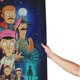 thumbnail image 3 of Cortina de ducha Bob'S Burgers con diseño de dibujos animados, con 12 ganchos, impermeable, lavable, de poliéster, para decoración del baño, 60 x 72 pulgadas, de hierro, 3 of 8
