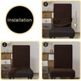 thumbnail image 7 of 1 Pcs Dining Room Chair Covers, Spandex Removable Kitchen Chair Covers Strable Case Chair Slipcover Chair Seat Covers Elastic Chair Cover Strech for Dining Room, Hotel, Ceremony, 7 of 7