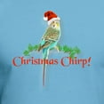 thumbnail image 3 of CafePress - Christmas Budgie Fitted T Shirt - Fitted T-Shirt, Vintage Fit Soft Cotton Tee, 3 of 4