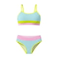 thumbnail image 5 of Girls Swimsuits Two Piece Bikini Sets Quick Drying Summer Swimwear Matching Bathing Suits 11-12 Years, 5 of 5