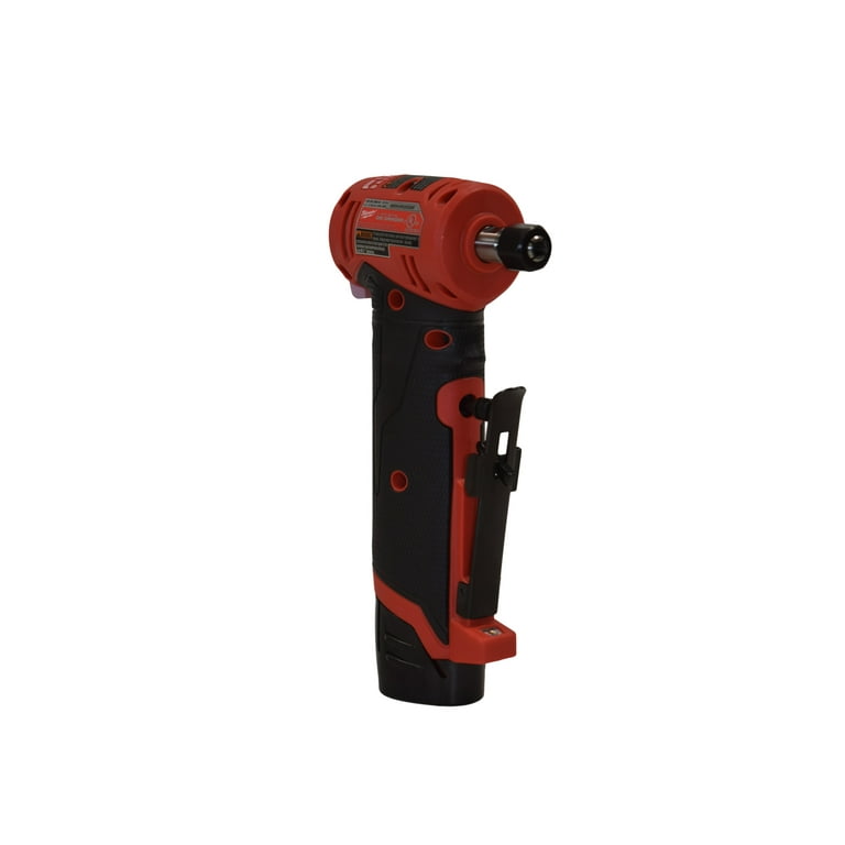 Milwaukee 2485 22 12V Cordless Brushless 1 4 Right Angle Die Grinder Kit with 2 2.0Ah Batteries Charger Tool Bag Walmart