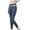 Blue, variant on Ahabrexf Pants for Women, Color Block High Waist Hip Lifting Tight Yoga Exercise Fitness Pants