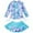 Sky Blue, variant on Girls Size 7 Long Sleeve Bikini Crop Tween Swimsuits Bathing Suits for Teenage Girls Swim Shorts Two Piece Swimwear Set Rash Guard Swimsuit For Toddler Youth