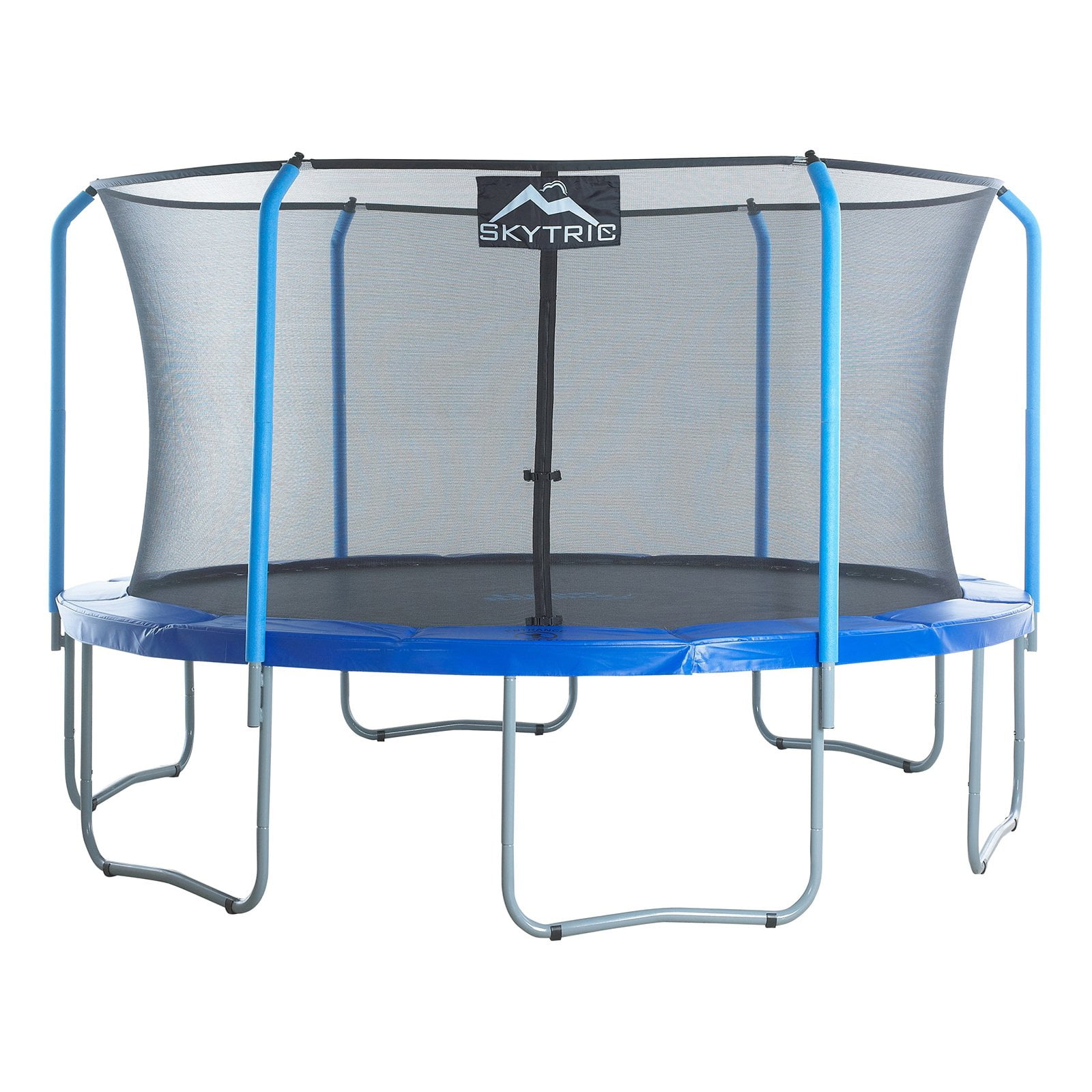 Machrus Skytric 15&#39; Round Trampoline with Premium Top-Ring Flex Frame Safety Net Enclosure System