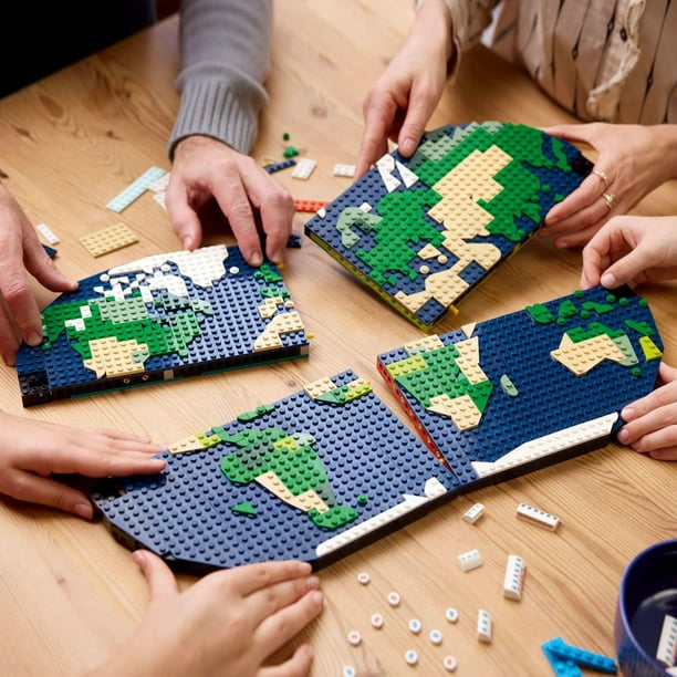 LEGO Travel Moments Building Set, World Map for Classrooms, Kids
