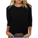 thumbnail image 1 of Fiudx Liquidación de Ofertas Flash Blusa Casual de Manga Corta con Cuello En V de Color Sólido para Mujer, 1 of 6