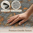 thumbnail image 6 of ODIKA 9'x12' Washable Area Rug Mosaic Interlocking Motif Brushstroke Block Abstract Distressed Refined for Great Room, Indoor Concept, Large Living Low Pile, Flatwoven, 6 of 7