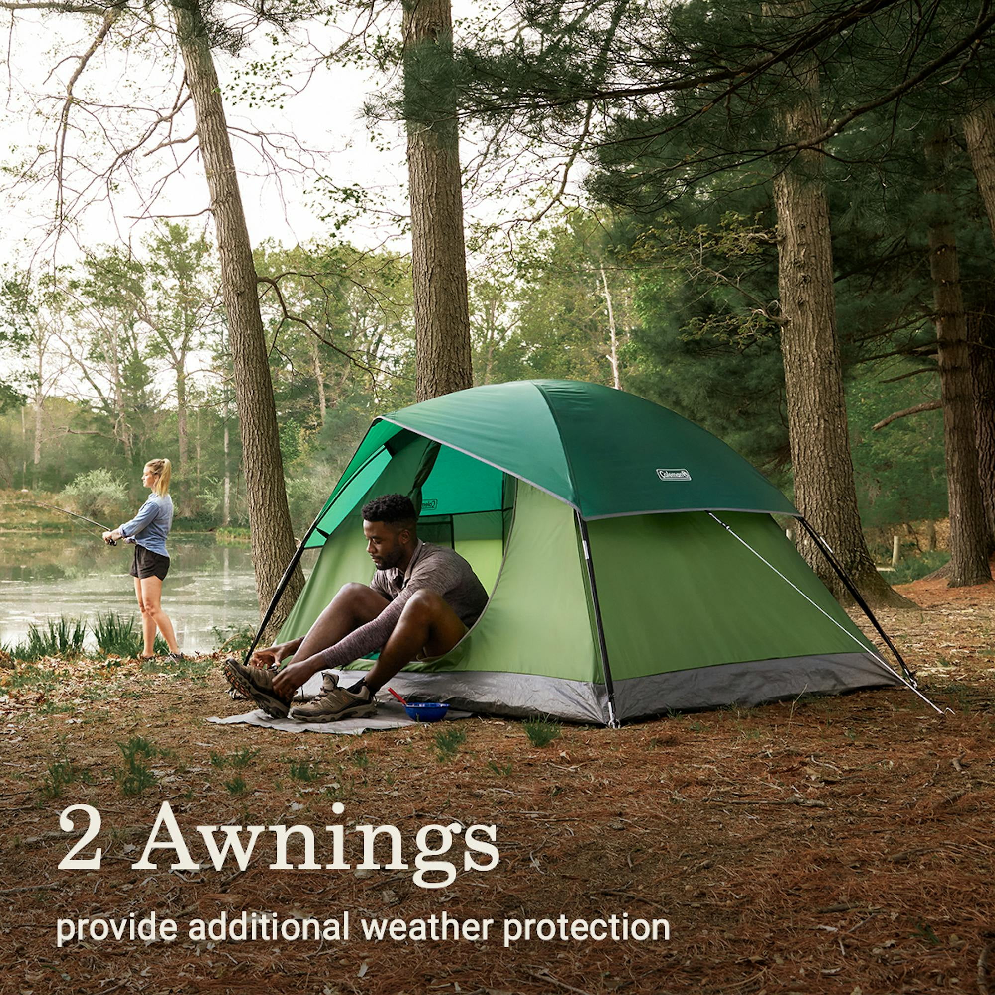 Coleman Sundome® 2-Person Camping Tent