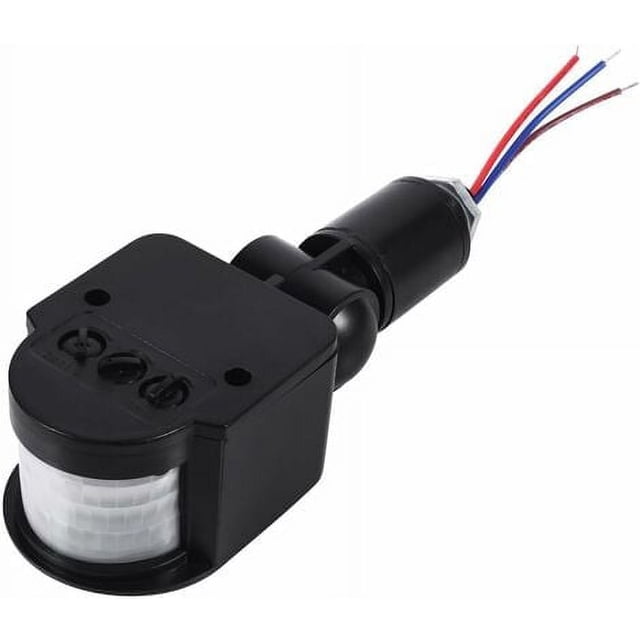 Interruptor de sensor de movimiento LED para exteriores, detector de movimiento PIR de seguridad infrarrojo de 180 grados, 90 ~ 240 V, interruptor de luz de pared