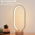 thumbnail image 2 of Led Wood Desk Lamp, Bedroom Bedside Night Light, Dimmable Led Lighting, Creative Home Decor, Unique House Warmging Gift, 2 of 8