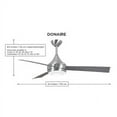 thumbnail image 3 of Donaire wet location 3-Blade paddle fan constructed of 316 Marine Grade Stainless Steel, 3 of 7