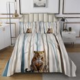 thumbnail image 1 of Erosebridal Leopard Print Coverlet Set King, Wild Cheetah Bedding Set, 3 Pieces, Microfiber, 1 of 5