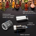 thumbnail image 5 of 2Pcs Electric Salt And Pepper Grinder Mill Set Gravity Sensor Battery Powered, 5 of 10