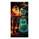 thumbnail image 3 of Portada de puerta fluorescente, cubre puerta de fluorecencia, diseño moderno, decoración de Navidad, iluminación LED, marco metálico, fondo de puerta, para hogar, fácil de instalar, 3 of 9