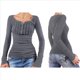 thumbnail image 3 of Blusa de Larga con Estampado de Hadas Grunge para Mujer, Estilo Otoño Y2k, con Cuello Cuadrado y Encaje, Estilo Vintage, Estilo Entallado. Gris L, 3 of 7